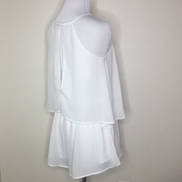 Charlotte Russe White Halter Jumpsuit - Picture 2 of 4